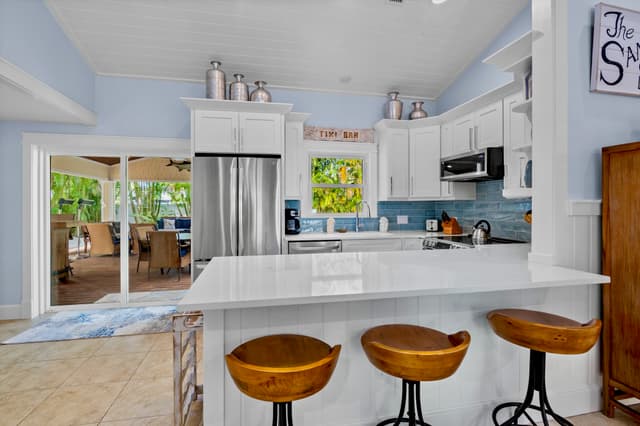 Fully equipped modern kitchen