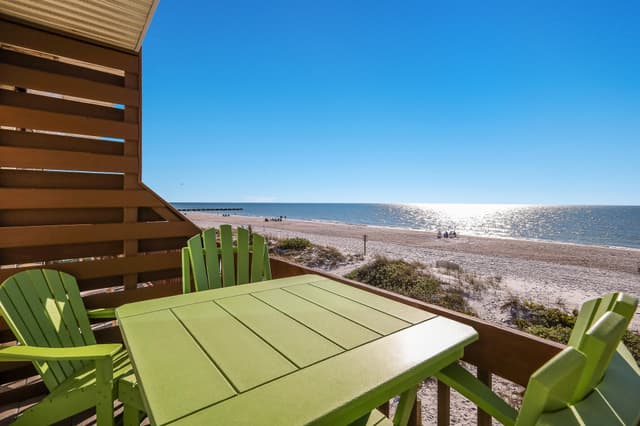 Outdoor dining area