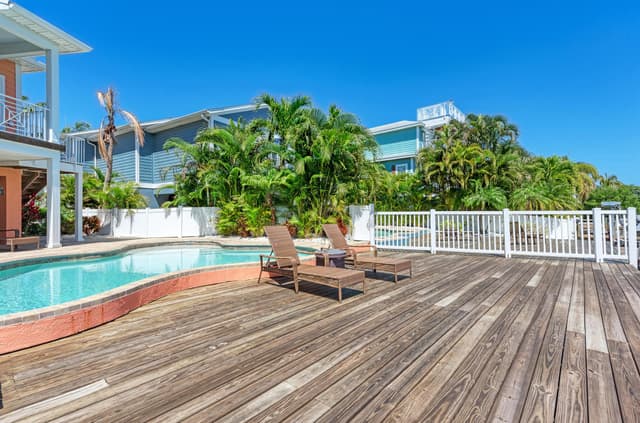 Pool Lounge Area - Anna Maria Island Locals