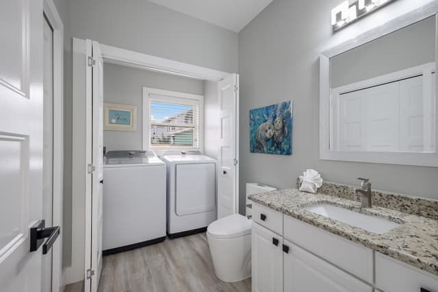 Half Bath - Washer/Dryer