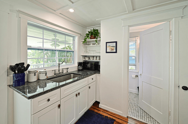 Bright open kitchen