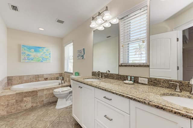 Bathroom with Amenities - Anna Maria Island Locals