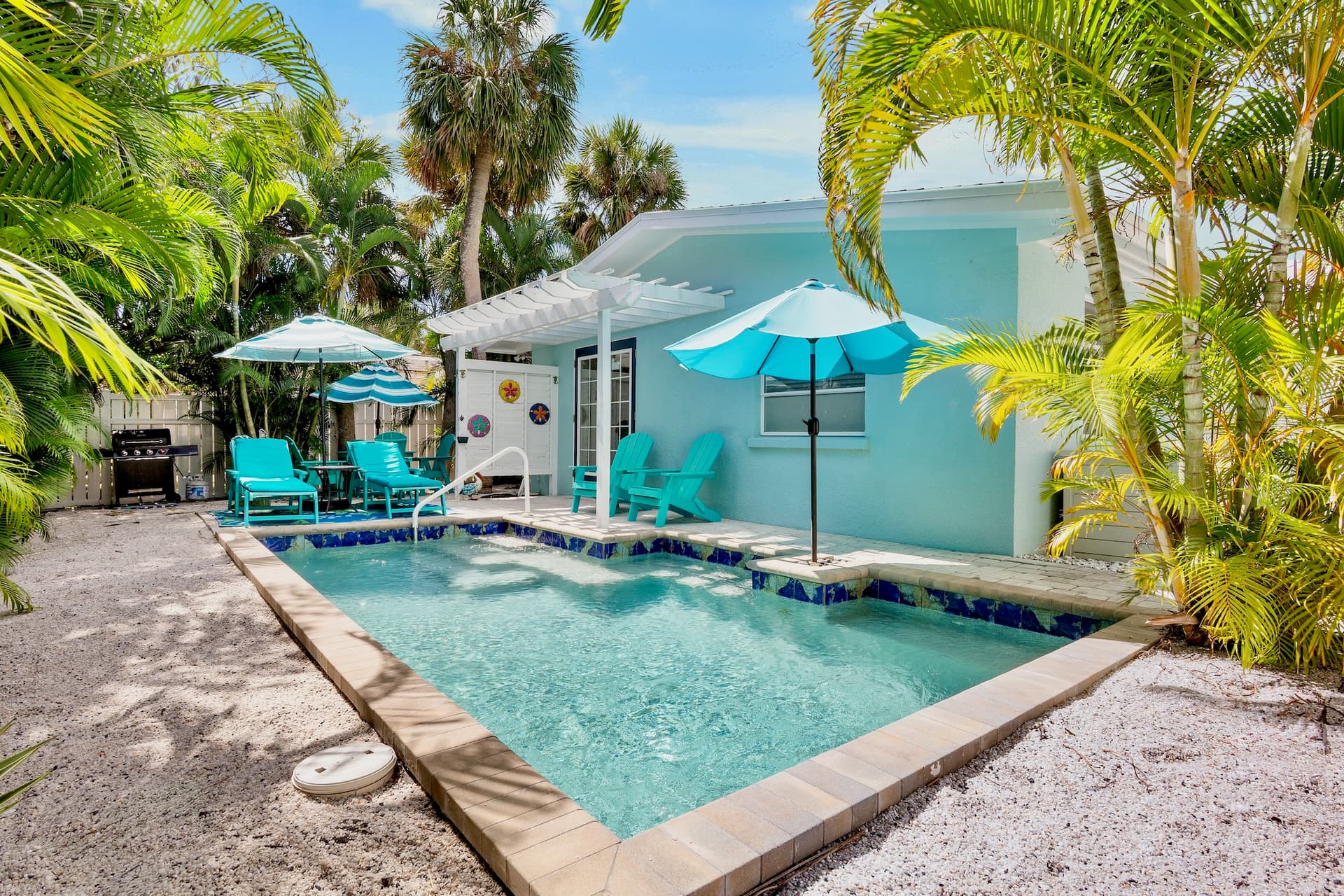 Private Pool and Lounge - Blue Oasis By Anna Maria Vacations