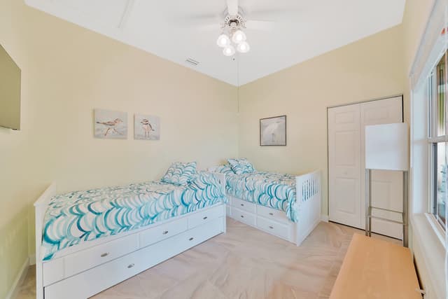 Second Bedroom, One Twin Trundle and One Twin Bed