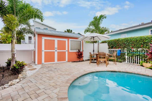 Shared Pool with Outdoor Dining Area