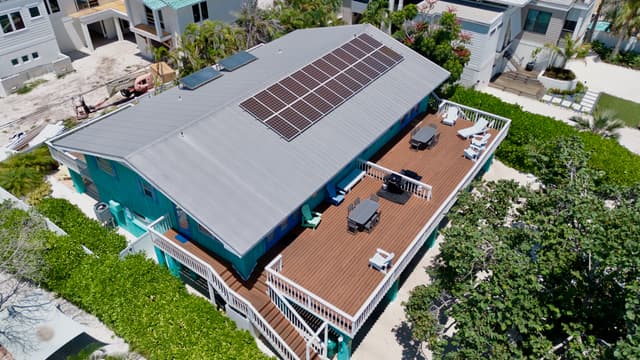 Stunning aerial view of home