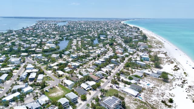 Aerial View - Turtle Trax by Anna Maria Island Accommodations