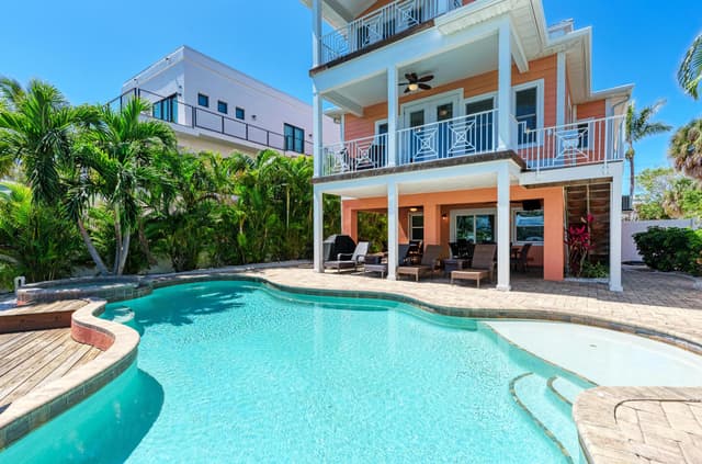 Pool Lounge Area - Anna Maria Island Locals