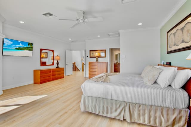 Primary Bedroom, King bed