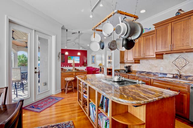 Modern kitchen with all appliances