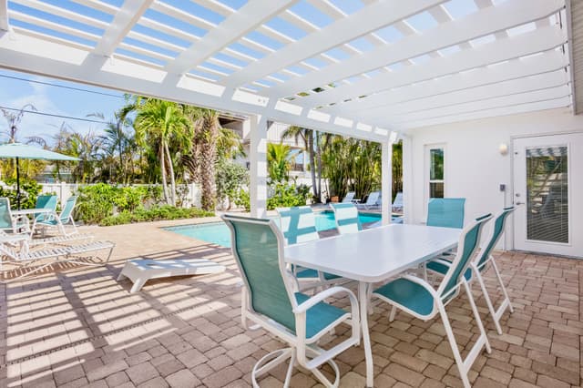 Poolside Dining Area