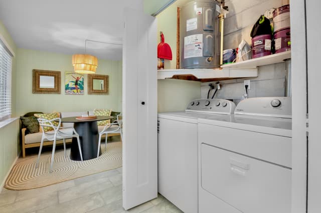 Laundry Area with Washer and Dryer