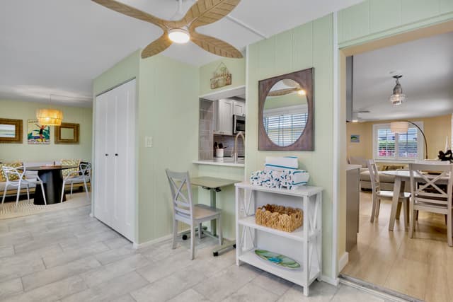 Seamlessly Connected Kitchen and Dining Space