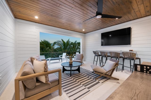 Top Floor - Covered Outdoor Living Area