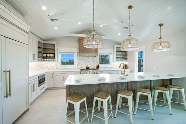 Kitchen with Gulf Views