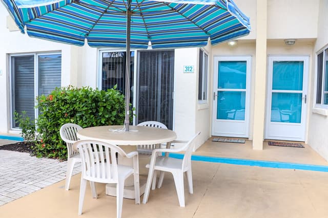 Outdoor dining table