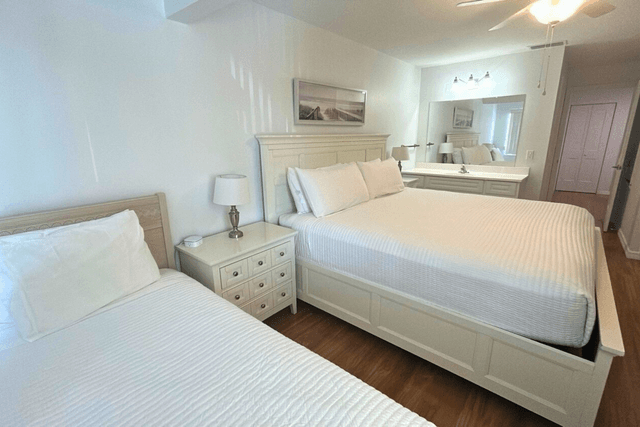 Primary Bedroom, King bed and one twin bed