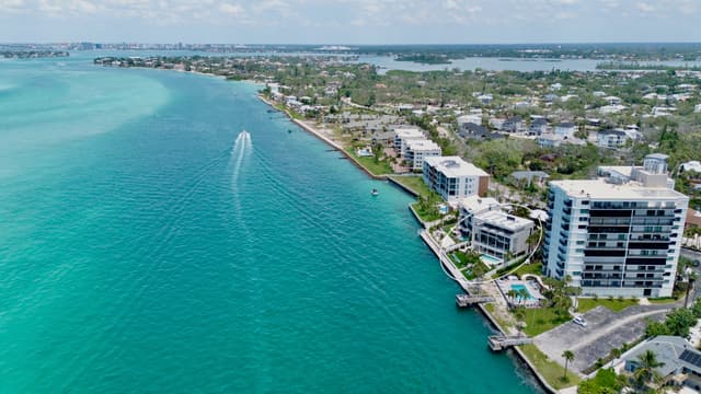 Aerial View of Home from the Gulf!