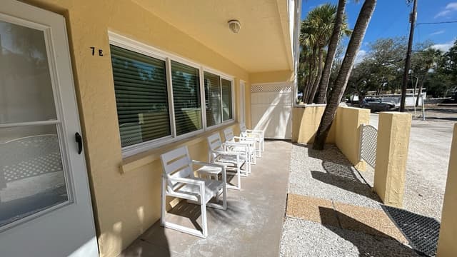 Outdoor seating