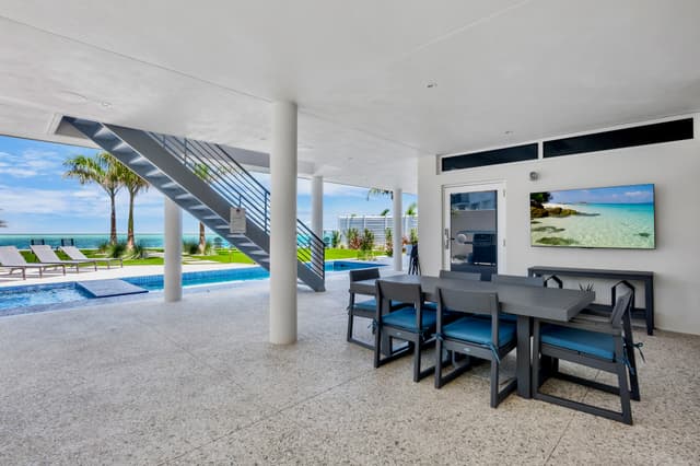 Poolside Dining Area