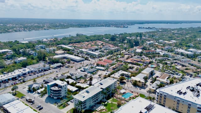 Aerial View - Sun N Sea #1 by Siesta Key Luxury Rental Properties