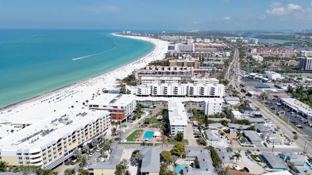 Aerial View - Sun N Sea #2 by Siesta Key Luxury Rental Properties