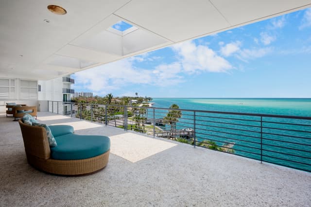 Stunning views from the Primary Bedroom, Balcony Seating Area