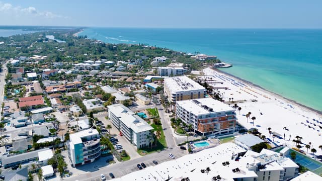 Aerial View - Sun N Sea #1 by Siesta Key Luxury Rental Properties