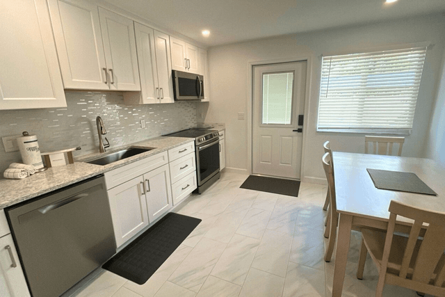 Fully equipped modern kitchen