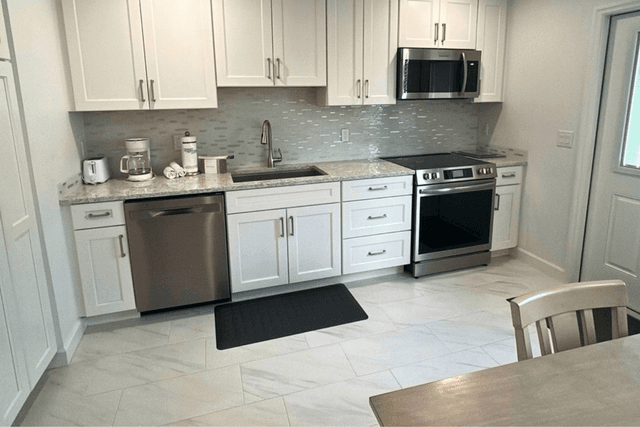 Fully equipped modern kitchen