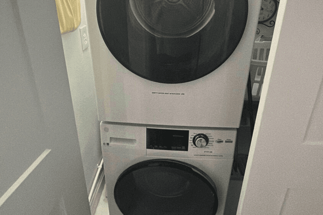 In-unit washer and dryer