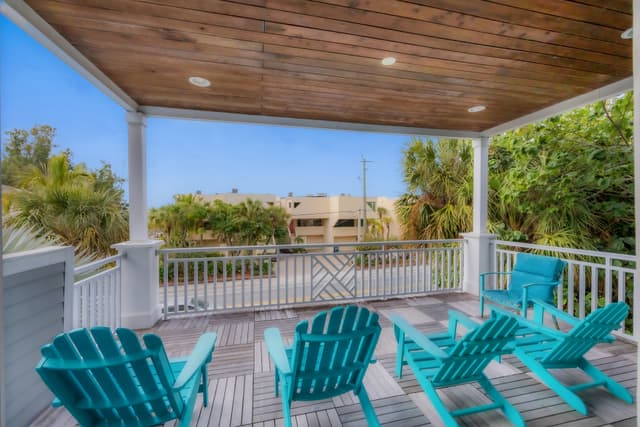 Balcony lounge perfect for relaxing