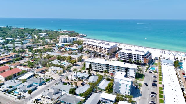 Aerial View - Sun N Sea #1 by Siesta Key Luxury Rental Properties
