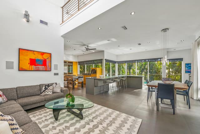 Living Room - Open above to Game Room