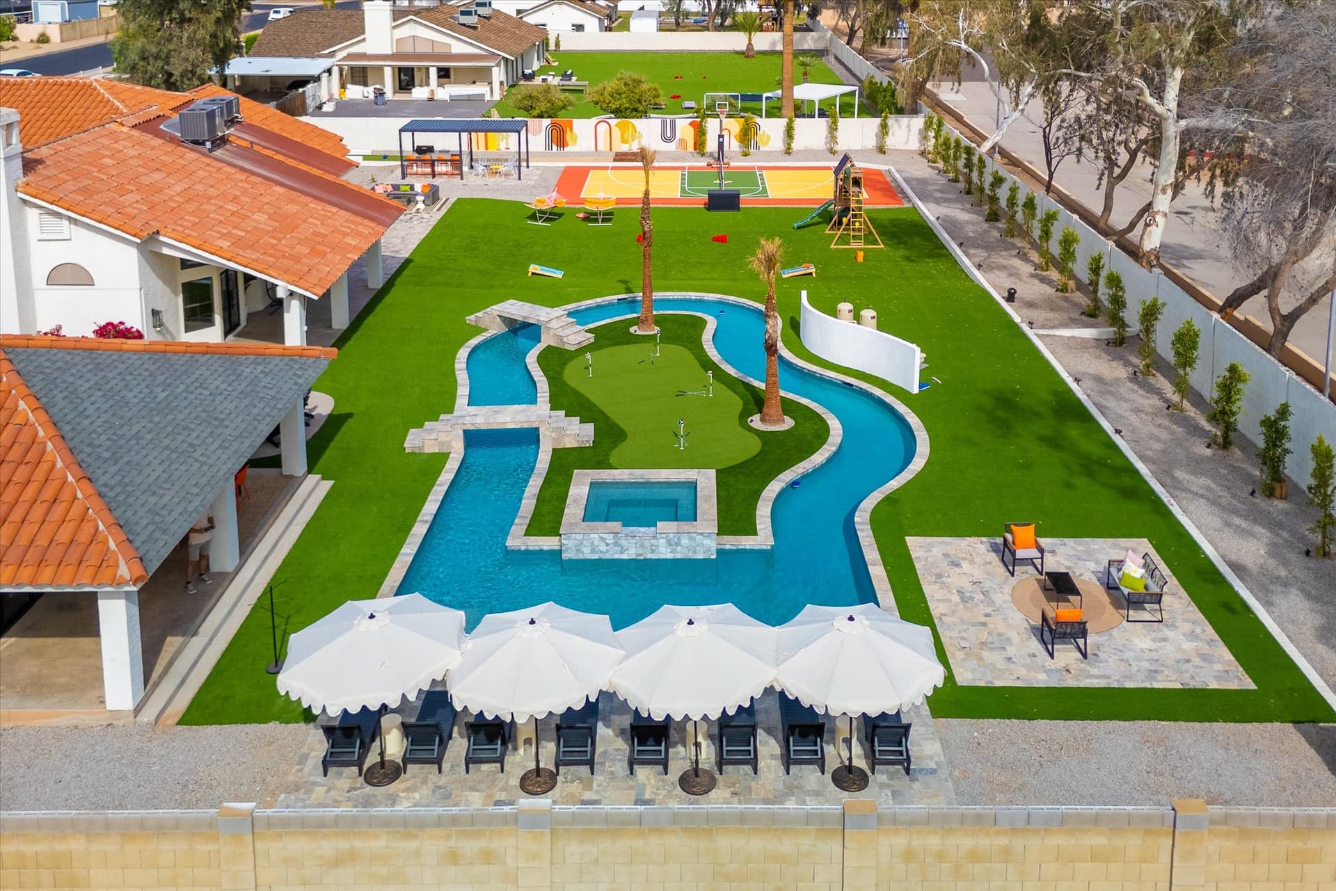 The Lazy Palm: Private Lazy River & Pickleball — photo 1