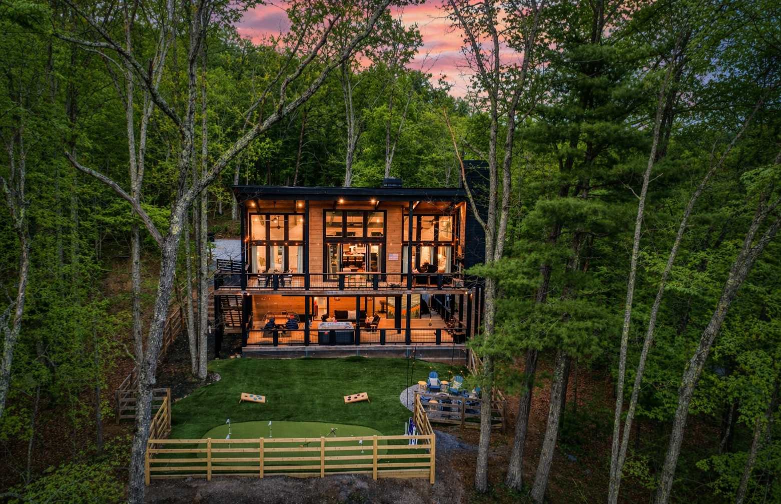 Glass Cabin Retreat w/ Hot Tub, Sauna + Epic Views — photo 1