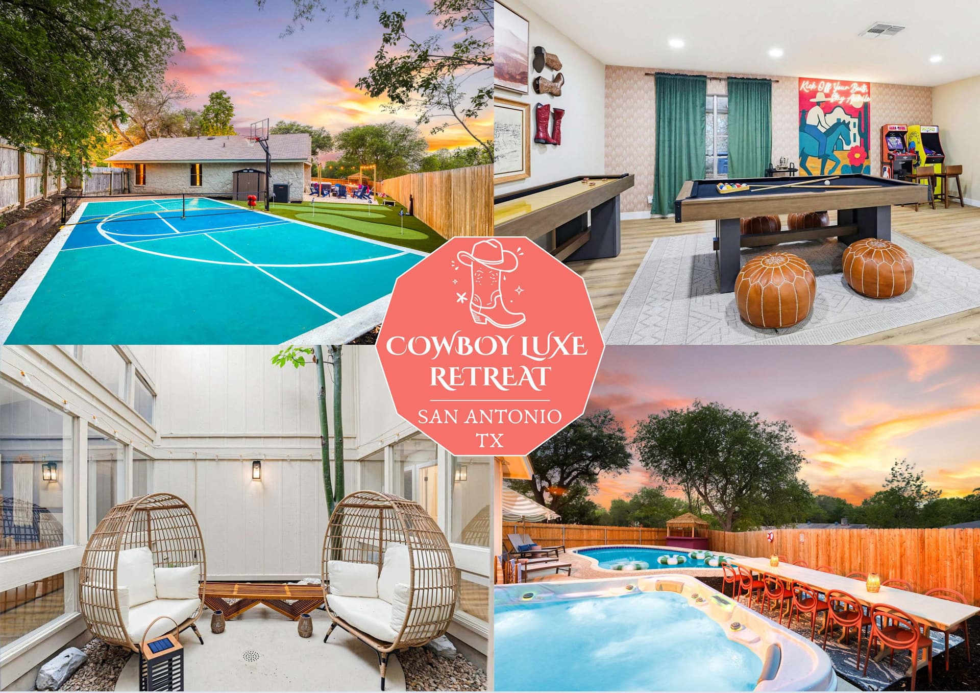 Cowboy Luxe Retreat | Pool, Putt Putt, Pickleball — photo 1