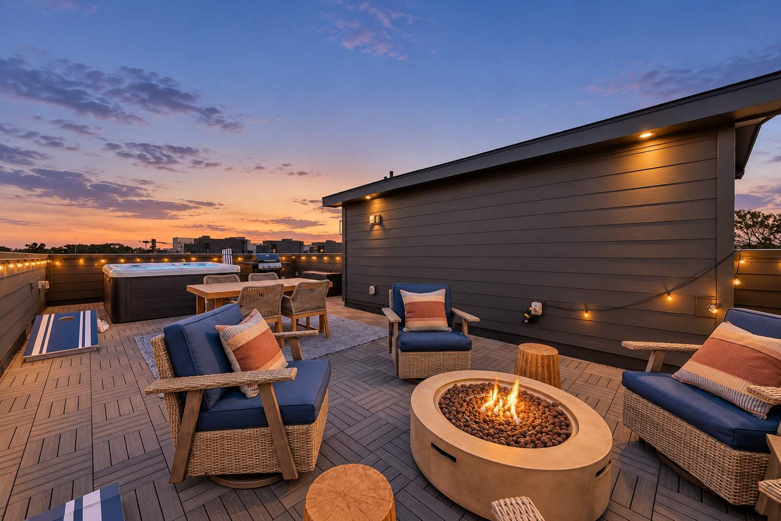 Nashville Hideaway | Rooftop Hot Tub & Fire Pit — photo 3