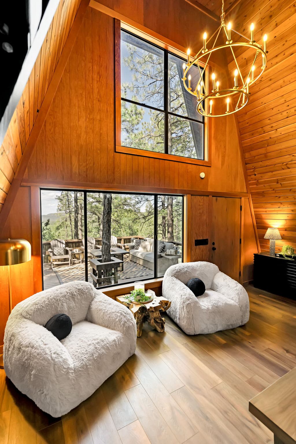 Green Roof A-Frame: Endless Views | Modern Cabin — photo 4