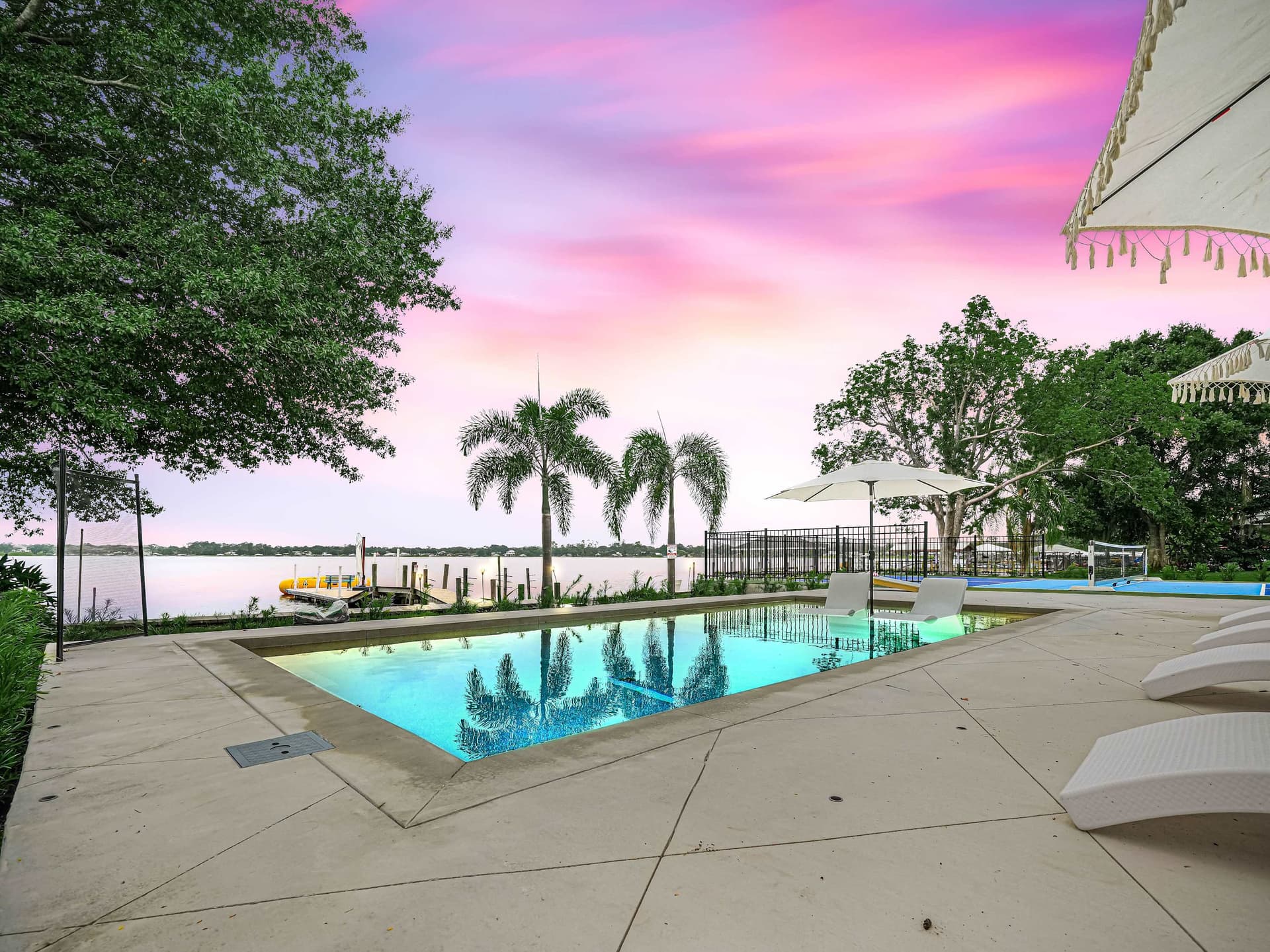Luxe Lakefront w/ Pool, Pickleball, & Private Dock — photo 1
