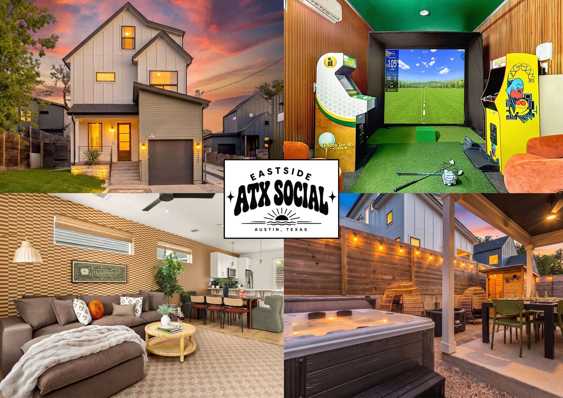 Eastside ATX Social | Golf Sim • Hot Tub • Sauna — photo 1