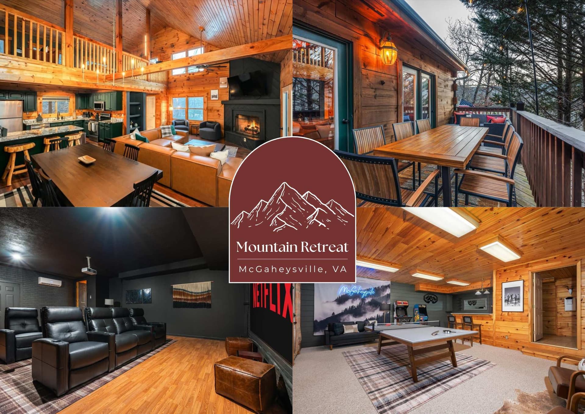 Mtn Retreat! Movie Theater~Arcade~Hot Tub~Slps 10 — photo 1