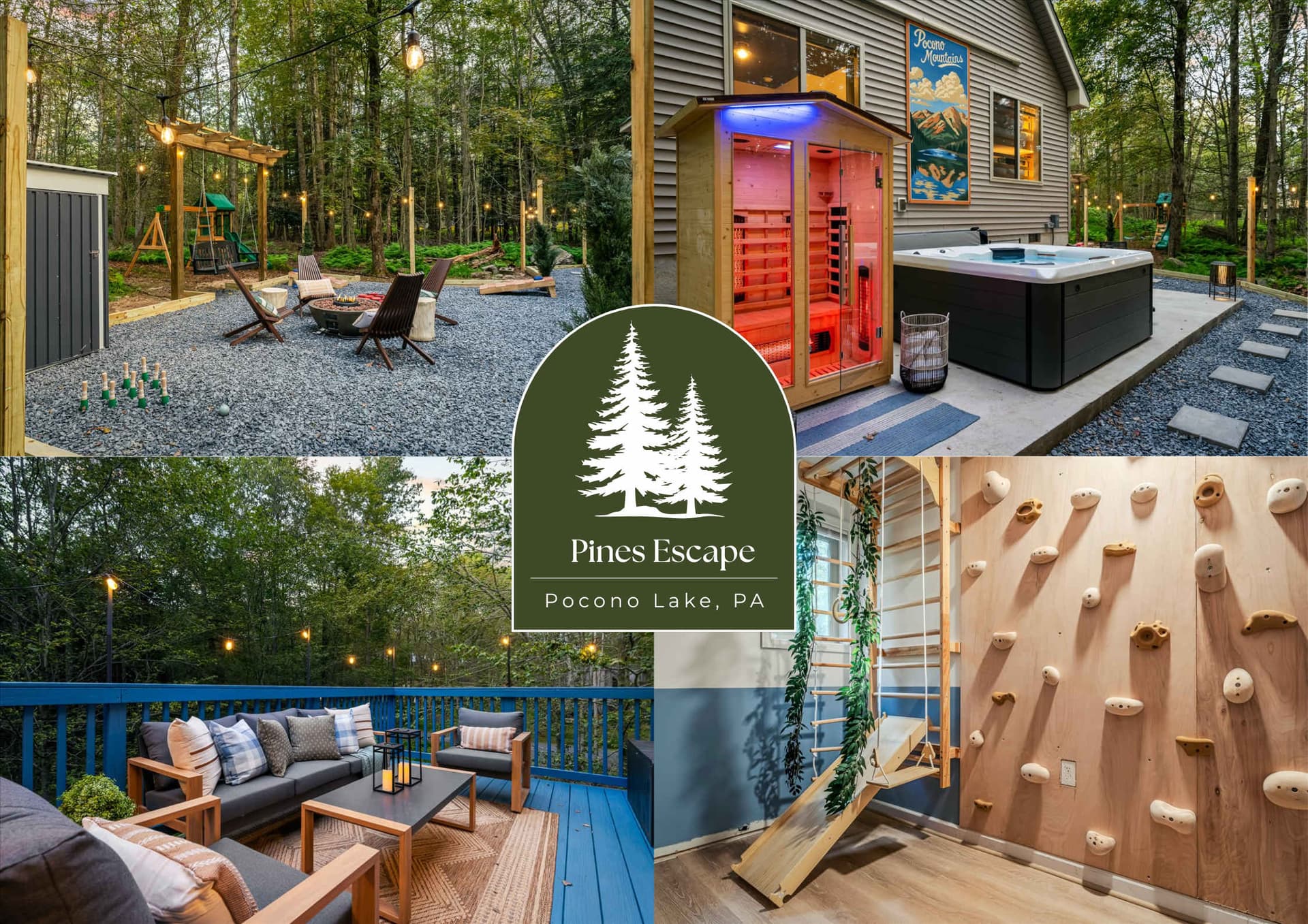 Poconos Pines Escape • Sauna • Hot Tub •Playground — photo 1