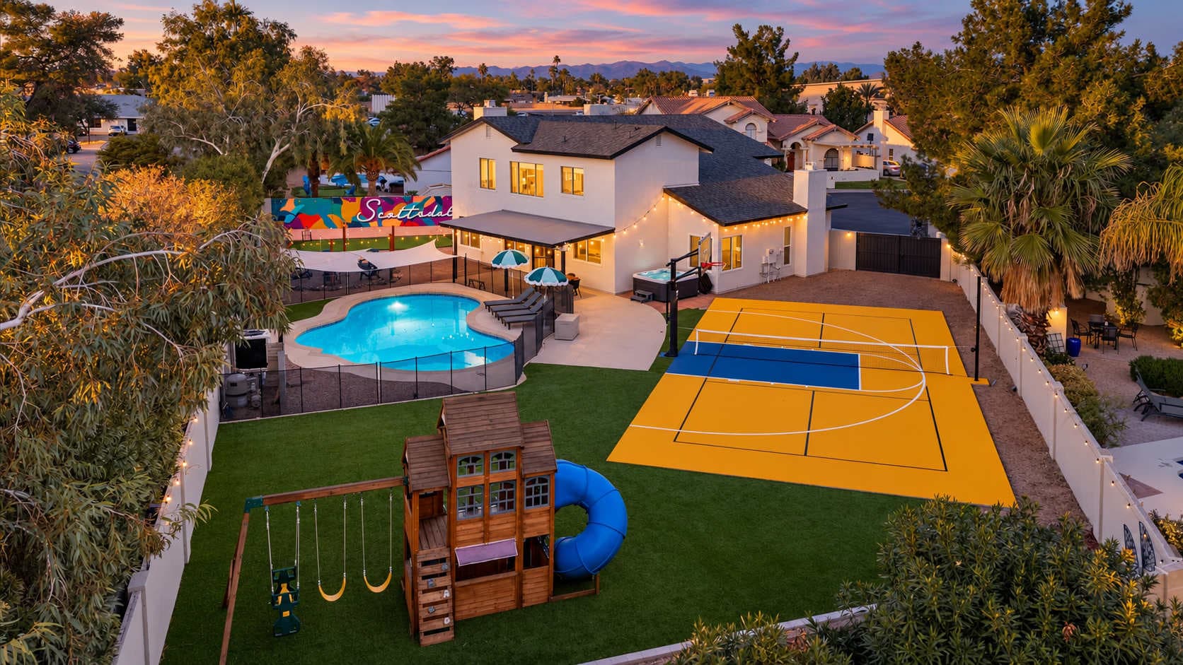 Private Pickleball Court, Movie Room, & Hot Tub! — photo 1