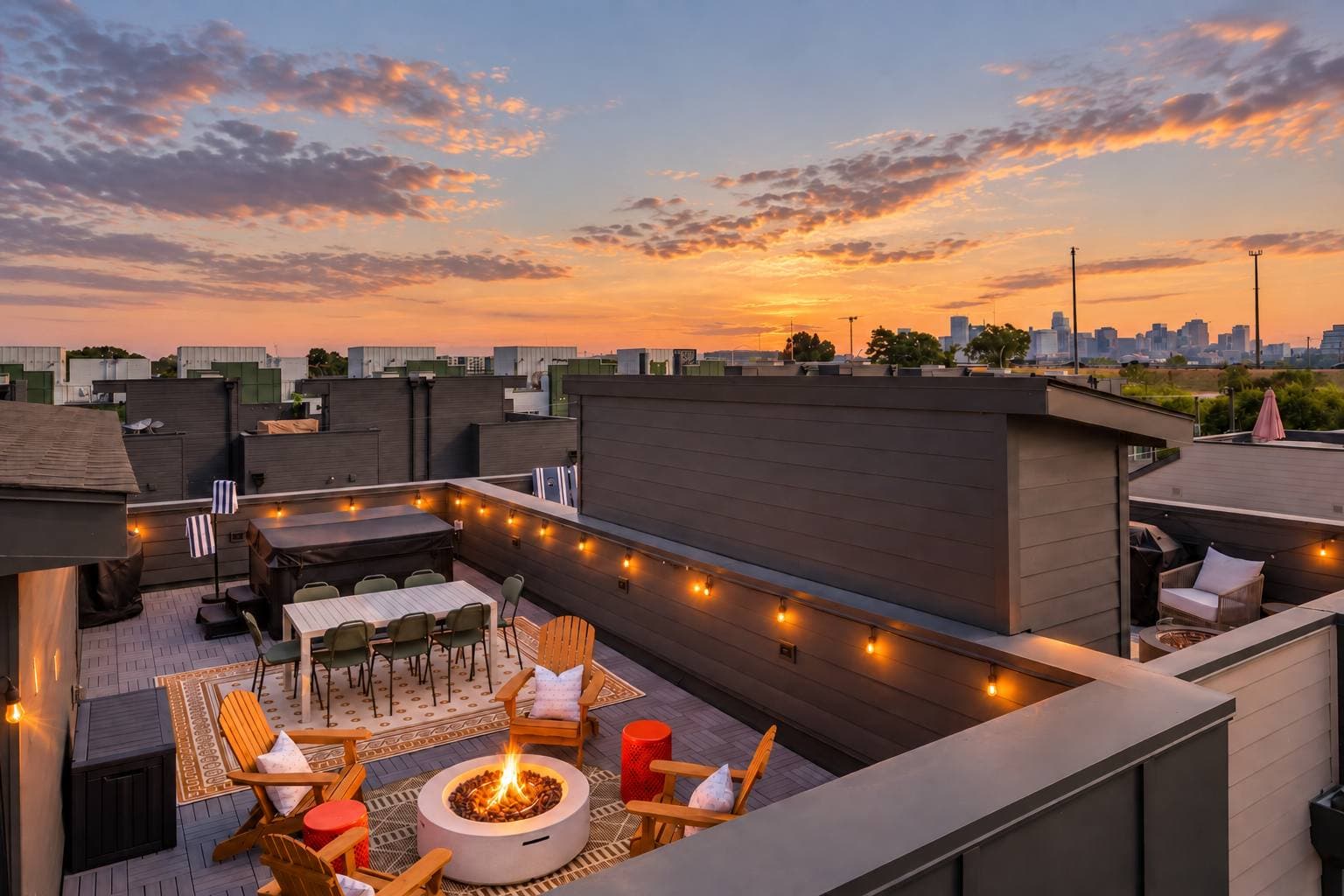 Nashville Hideaway | City-View Rooftop • Fire Pit — photo 5