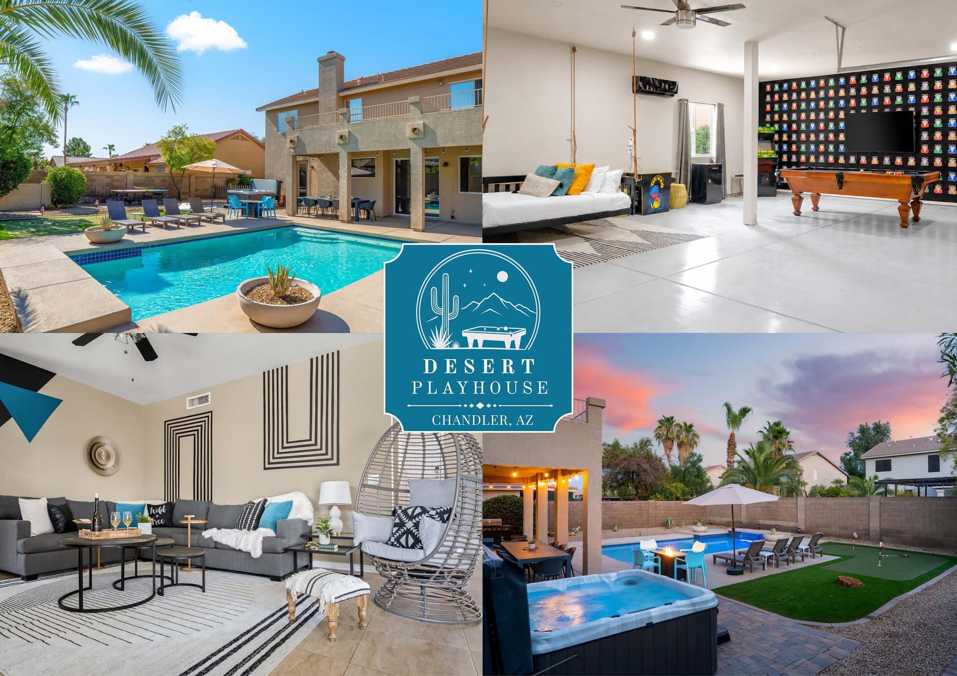 Desert Playhouse | Pool & Hot Tub • Arcade • Golf — photo 1