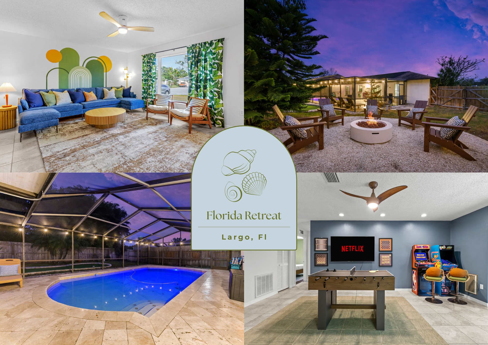 Pool & Fire Pit Retreat | BBQ Grill & Outdoor Oasis — photo 1