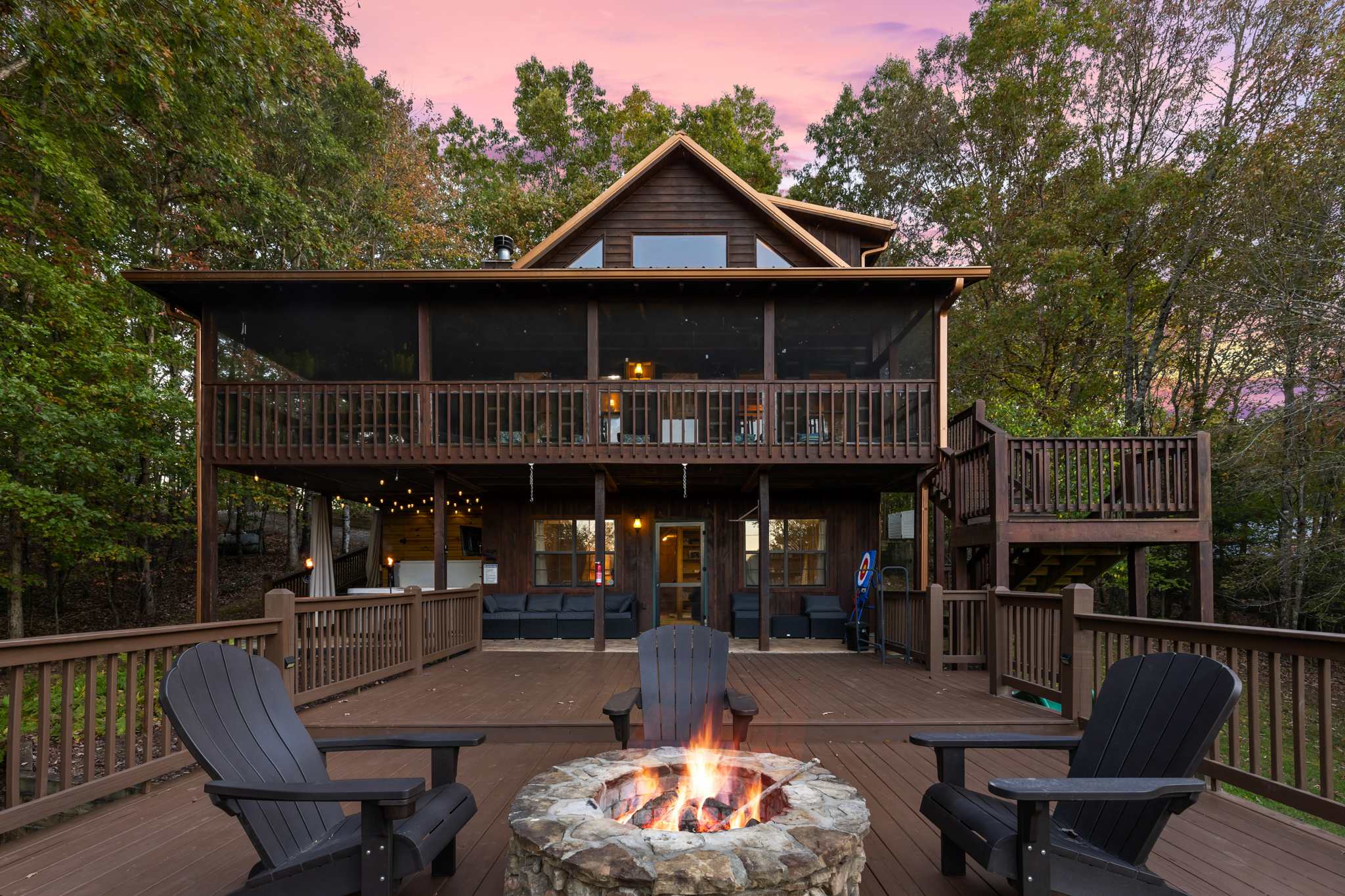 Mountain Views w/ Slide | Hot Tub | Game Room