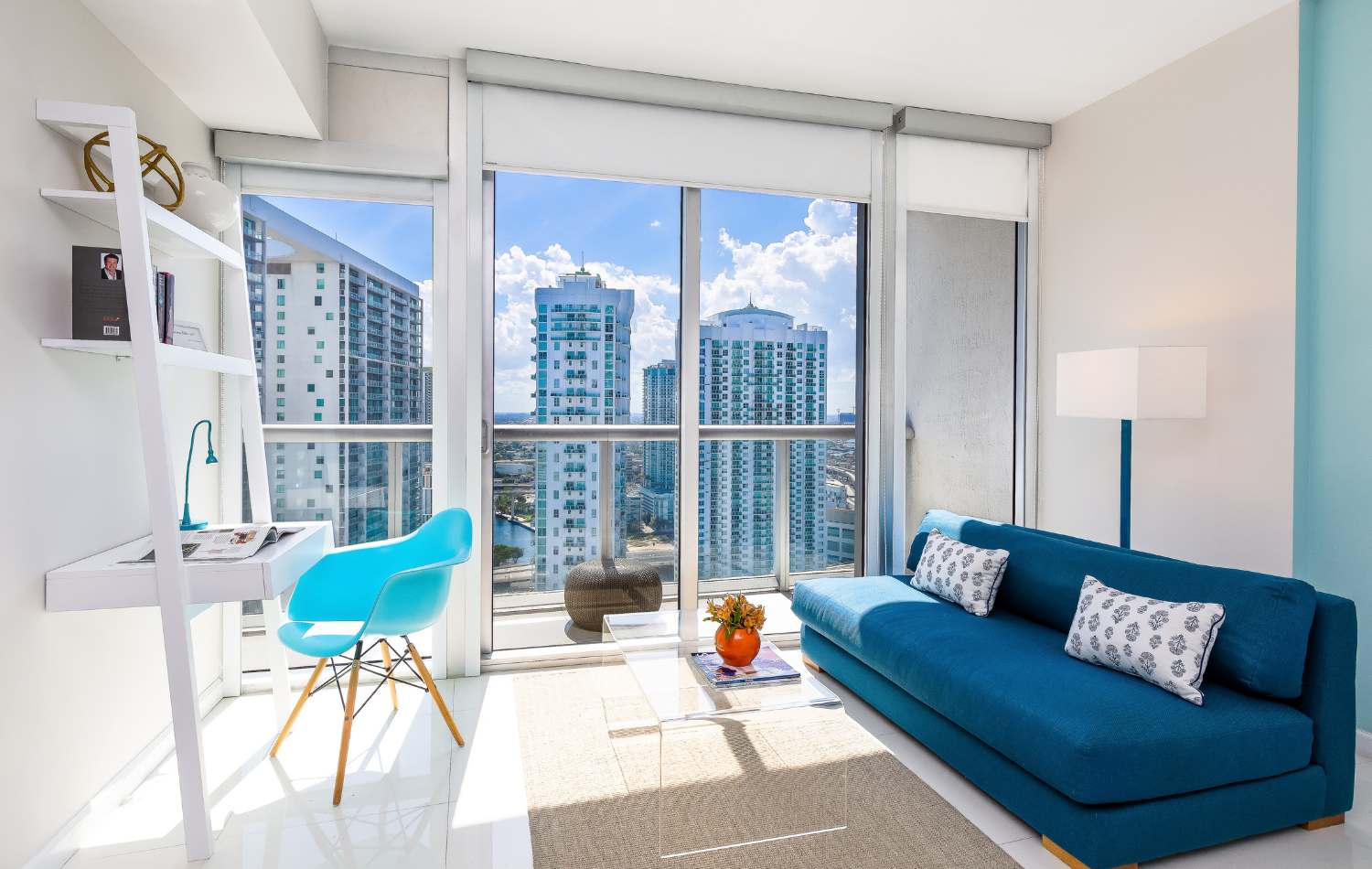 Brickell Studio w/ Playful Art | Walk Everywhere