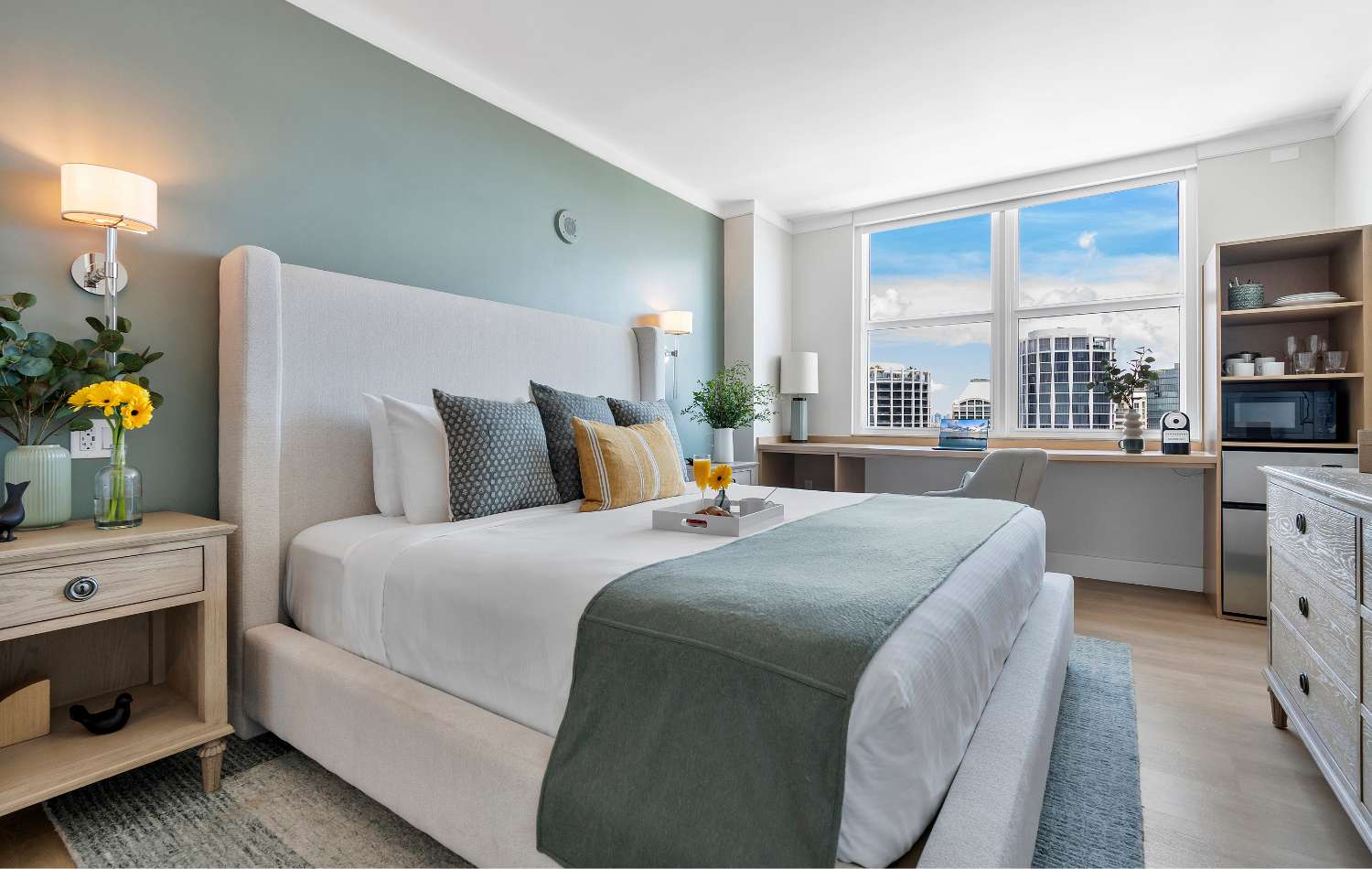 Bright Grove Apartment with Bay View Workspace